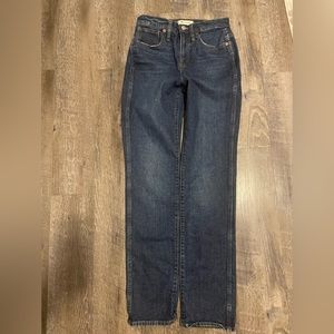 Madewell Straight Leg Stovepipe Denim Jeans Sz 25